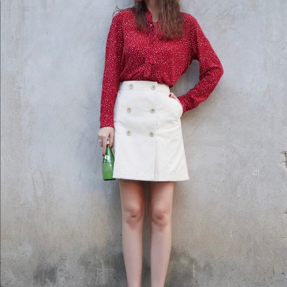 WOMEN IDLF Corduroy Mini Skirt - Picture 1 of 6